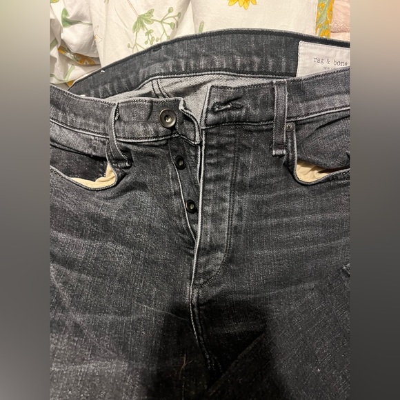 Rag and bone fit 2 slim washed black - Picture 3 of 6